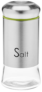 Galicja Gewürzdosen GRENO – Gewürz Organizer – Salzstreuer – Gewürzstreuer – Spice Jars – Salzstreuer klein – 150ml Gewürzgläser fur SALT Stahl