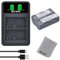 Batmax EN-EL3E en-EL3 Batterie et Chargeur avec USB Type C Port pour Nikon D30, D50, D70, D70s, D80, D90, D100, D200, D300, D300S, D700 D900 Digital Camera