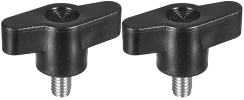 QUARKZMAN 2 Pcs Tornillo de Sujeción, M6 x 10mm Tornillos de Pulgar en Forma de T de Acero Inoxidable 304 para Reemplazo Rápido de Perilla de Apriete Manual