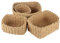 Otauoaea Panier Rangement, Lot de 4 Panier Osier Rangement Jaune en Papier Bio Écologique,Salle de Bain Corbeille Enfan, Corbeille Rangement pour Salle de Bain,Cuisine,Organisateur able a Langer Bebe