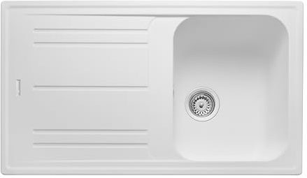 Leisure Sinks NOV8651WH/ NOVA 860500 1.0B White inc.Waste Sink