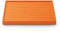 Papten PU Leather 8-Slot Ring Display Tray Jewellery Organiser Tray Compact Storage for Earrings, Rings, Jewelry with Vibrant Orange Design(Orange)