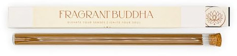 Fragrant Buddha Premium Hoi-An Adlerholz Räucherstäbchen (lang 10 g), handgefertigt in Taiwan, Meditation - Yoga - Entspannung
