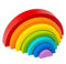 Tsffae Holz-Regenbogen-Stapler-Spielzeug, Bogenbrücke, Regenbogen-bausteine ​​für Kinder, Baby-Spielzeug, Bausteine, Frühes Lernen, Puzzle, DIY, Dekorative Ornamente