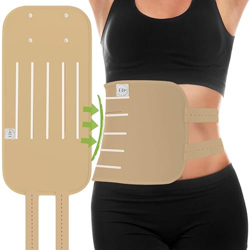 Premium Rizinusöl Pack Wrap Kit - Wiederverwendbare Bauchwickel mit sicherem geknöpftem Gürtel - Rizinuskompresse für Leberentgiftung, Verstopfung Linderung & Einschlafhilfe (Öl nicht enthalten)