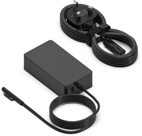 Hafiuege 65W Laptop Adapter Charger for Microsoft Surface Pro 3/4/5/6/7/8/9/X series, Surface Go 1/2/3 series, Microsoft Windows Surface Book, Microsoft Surface Laptop 3 2 1 Tablet/Laptop Charger