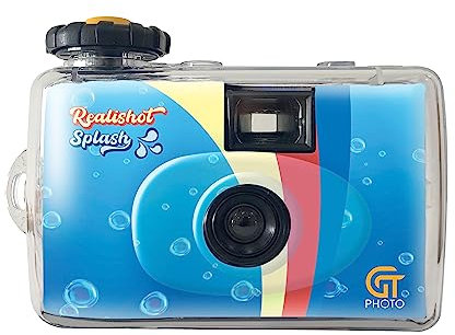 GT PHOTO Cámara desechable Impermeable Realishot Splash – 27 Fotos – Gris