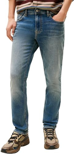 Tommy Jeans Herren Jeans Hose Scanton Slim Fit, Blau (Denim Dark), 32W/28L