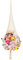 Toy Hammock for Stuffed Animal Storage, Plush Toy Display Net, Soft Toy Organizer, Corner Wall and Ceiling Hanging Hammock for Kids Room, 2 Meter (White)
