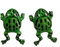 Frosch Ohrringe Gothic Damen Mädchen Fake Piercing Ohr Tier Ohrclip Ohrringe Punk Urlaub Frosch Ohrringe Grün