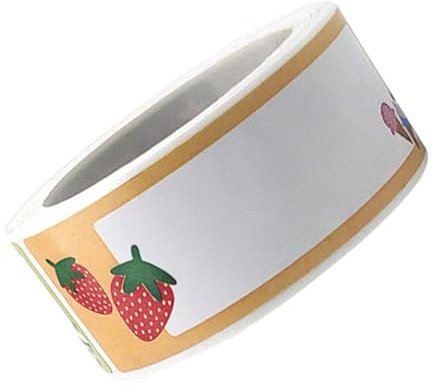 Operitacx 1 Rollo Etiqueta De Nombre Etiquetas Para Botella De Agua Etiquetas Adhesivas Con Nombres Para El Aula. De Lindas Pegatinas Kawaii Placa De Cobre Pegatinas