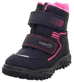 Superfit Mädchen Husky Warm Gefütterte Gore-tex Blau/Pink 8020 Stiefel, Blau Pink 8020, 34 EU