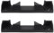 LT Easiyl 2x Piastre Di Chiusura Compatibile Con Velux Finestre Da Tetto 025116 Piastra Di Chiusura In Plastica Nera