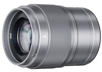 YONGNUO Obiettivo di messa a fuoco automatica 35MM F1.8 per Sony E Mount | AF MF Art - Obiettivo standard Prime per fotocamere mirrorless Sony, colore: Argento