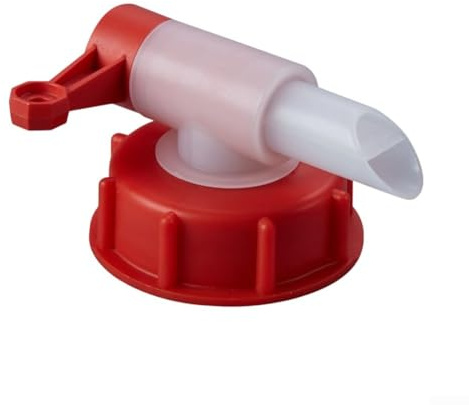 DIN51 DIN61 Robinet de sortie, bec pulvérisateur de jardin, versement anti-goutte pour bidons de 5 L, 10 L, 20 L, vanne de remplissage de précision de 18,9 mm, vanne de vidange en plastique pour la