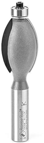 Amana Tool - 54308 Carbide Tipped Edge Fluting 3/16 Radius x 1 Dia x 1-1/2 x 1/2 Shan