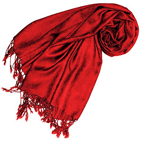 Lorenzo Cana Designer Pashmina hochwertiger Marken-Schal jacquard gewebtes Paisley Muster 60 x 200 cm Viskose harmonische Farben Schaltuch Schal Tuch