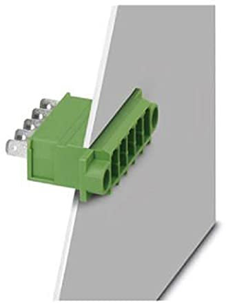PHOENIX CONTACT DFK-PC 4/8-G-7,62-FS4,8 Durchführungsgrundleiste, 4 mm² Nennquerschnitt, 8 Anschlüsse, DFK-PC 4/..-G -FS4,8 Reichweite, 7.62 mm Rastermaß, Grün, 50 Stück
