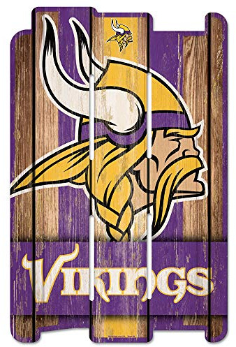 WinCraft NFL Holzzaunschild