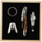 Legnoart Memorabile Kenner Wein Set, Silber, 4-teilig