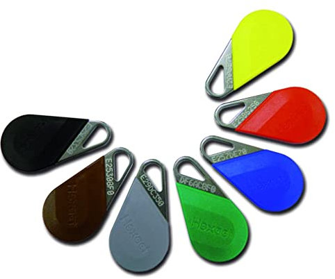 badge de proximité - noir - mifaire - 13.56 mhz - hexact - bitron thexacle