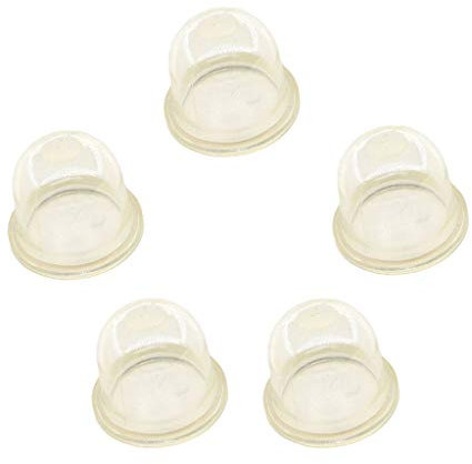 HURI 5pcs 0057004 Rubber Push Primer Bulb for Strimmer Blower Leaf Blower Echo Homelite Ryobi Husqvarna McCulloch Hedge Trimmer Chainsaw