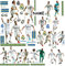 66 TLG. Set XL Fensterbilder Fußball Mannschaft - Real Madrid - Club de Futbol/FCM - Fußballverein - incl. Name - zum Spielen & als Deko - Sticker F..