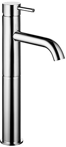 Rubinetto miscelatore bagno Mimo per lavabo alto senza piletta scarico cromato