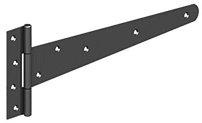 Gatemate Premium Black Strong Tee Hinges - 18 (457mm)