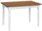 Esstisch Küchentisch 100x60cm Tisch MASSIV Kiefer Holz weiß Honig Landhausstil - NEU (Eiche)