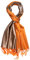 Lorenzo Cana Herren Wendeschal 70% Seide 30% Viskose Schaltuch 70 cm x 190 cm zweifarbiger Schal wendbar Double Face Herrenschal Männer taupe orange 7862111