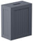 Vencier Shaker Slimline Bathroom Storage Unit,Grey Wooden Multi-Purpose