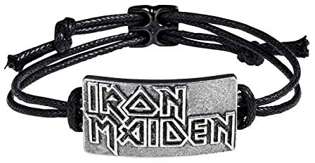 Iron Maiden Band Logo Armband offizielles Merchandise Bandlogo