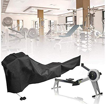 ELR Rudermaschinenabdeckung, Fitnessgeräte Schutzhülle und staubdichte wasserdichte Stoffabdeckung für den Innen- und Außenbereich