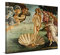 PICANOVA – Sandro Botticelli – The Birth of Venus 100x75cm – Bild auf Leinwand – Premium Kunstdruck Auf 2cm Holz-Keilrahmen Für Schlaf- Und Wohnzimmer – Klassische Kunst