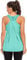 Nekosi Damen Sporttop Yoga Tank Top Oberteil Laufen Fitness Ärmelloses Mesh Zurück Funktions Shirt Grün Mittel