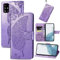 Roar Handyhülle für Samsung Galaxy A71 Hülle Samsung A71 | Book Case Flip Tasche mit Magnet Kartenfach Standfunktion | Lila Flieder