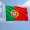 Bandera de Portugal 70 x 100 cm de poliéster náutico de 115 g/m² con doble pliegue perimetral, cuerda y revestimiento,apto tanto para interior como para exterior. Fabricado en Italia.