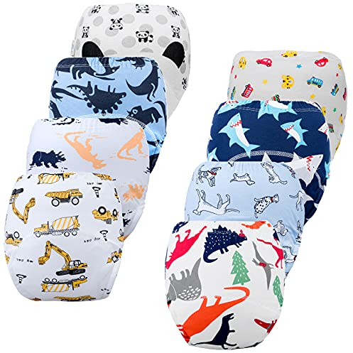 JackLoveBriefs Töpfchen Trainingshose Baby Kinder Töpfchen Unterwäsche(2-3 Jahre, 8 Stück, Farbe: B, Gr.90)