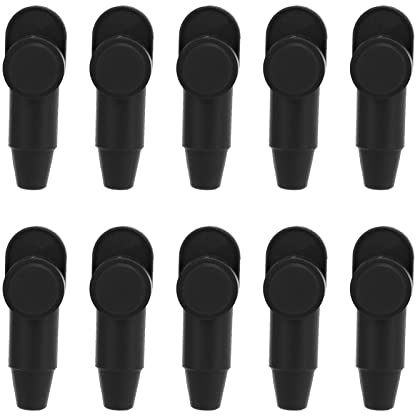 Couvercles de Bornes en Silicone, 10 Couvercles de Bornes en Silicone Protègent le Couvercle de Câble D'extrémité de Batterie R pour les Démarreurs D'alternateurs