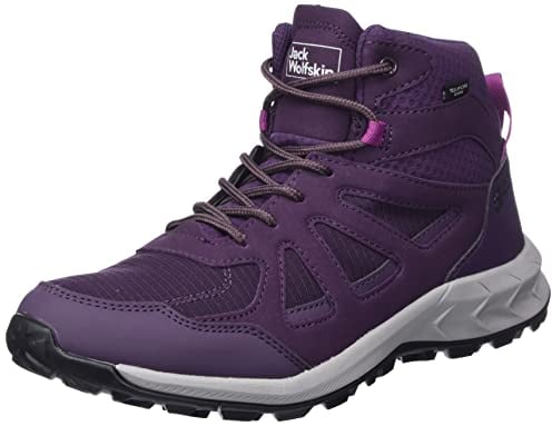 Jack Wolfskin Damen Woodland 2 Texapore Mid W, Purple / Phantom, 40 EU