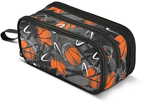 J JOYSAY Basketball-Federmäppchen, große Kapazität, Federtasche für Mädchen, Jungen, Bleistift-Aufbewahrungsbox, Aufbewahrungsbox, Markerbox, Schreibwaren für Kinder, Studenten, Erwachsene