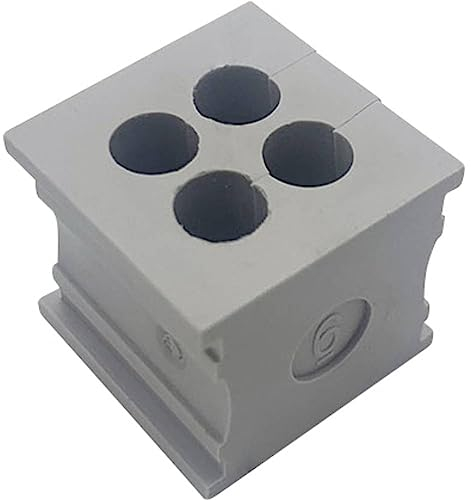TRU COMPONENTS KT 4/6 Kabeldurchführung geschlitzt Klemm-Ø (max.) 6mm Elastomer Grau