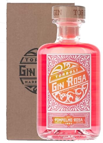 Gin Rosa Torboli - Gin Al Pompelmo Rosa 42% Vol - Bottiglia da 0,35 lt.