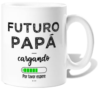 latostadora Taza Divertida para Regalar Futuro Papa Por Favor Espere - Tazas de café grandes, graciosas, bonitas para el desayuno - Regalos originales - 325 mL - ref. 5528311