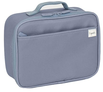 3 Sprouts - Bolsa Térmica Porta Alimentos Infantil - Lancheira Ideal para Niños - Azul