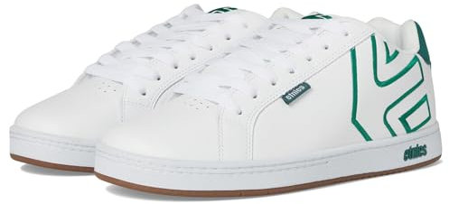 Etnies Herren Fader Skate Shoe, White/Green, 43 EU