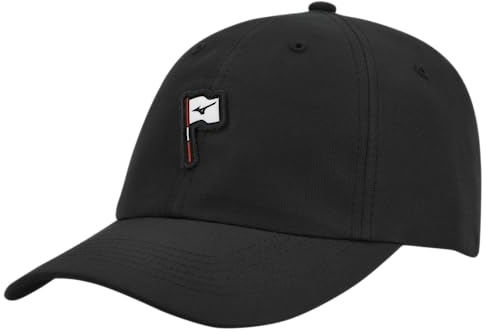 Mizuno Unisex-Erwachsene Pin High Relaxed Golfkappe Cap, Schwarz, Einheitsgröße