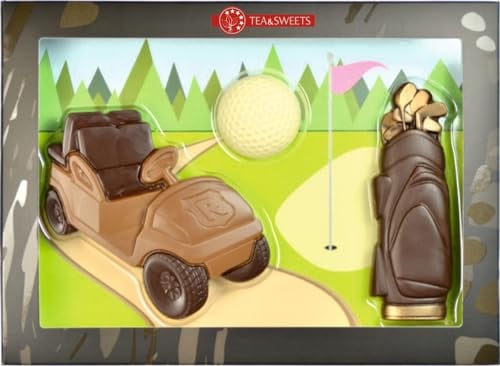 Golf-Set aus Schokolade I Geschenk für Golfer & Golferin