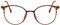 KAEOISFU Superleicht Oval Rahmen Lesebrille Damen Herren 1,5, Runden Blaulichtfilter Computerbrille Lesebrillen, Retro-Runde Computer Lesebrillen mit Sehstärke
